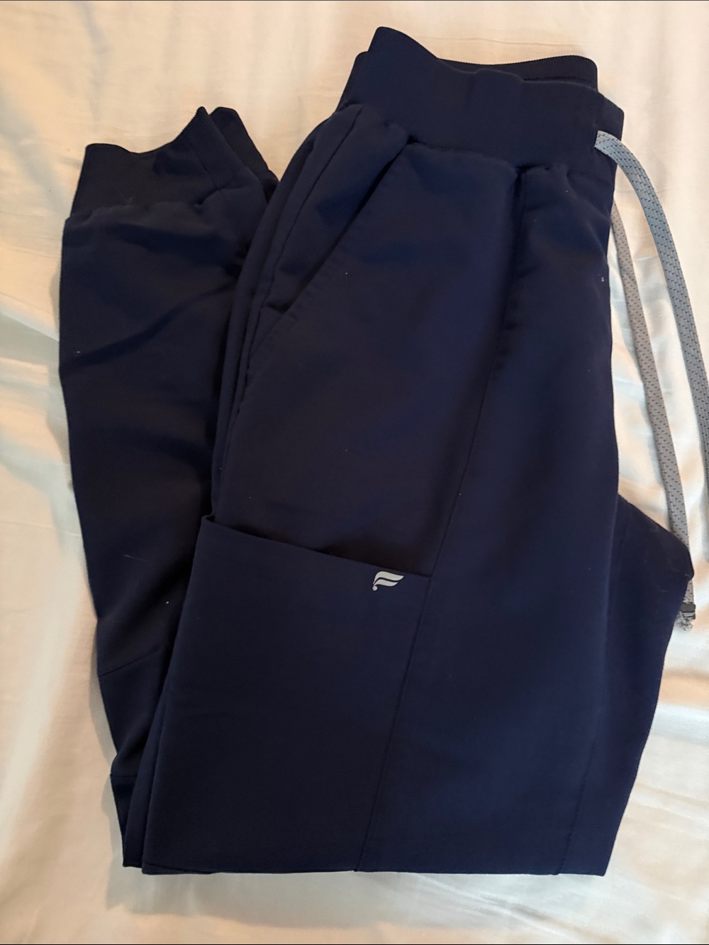 Fabletics Navy Track Joggers with Drawstring Waist